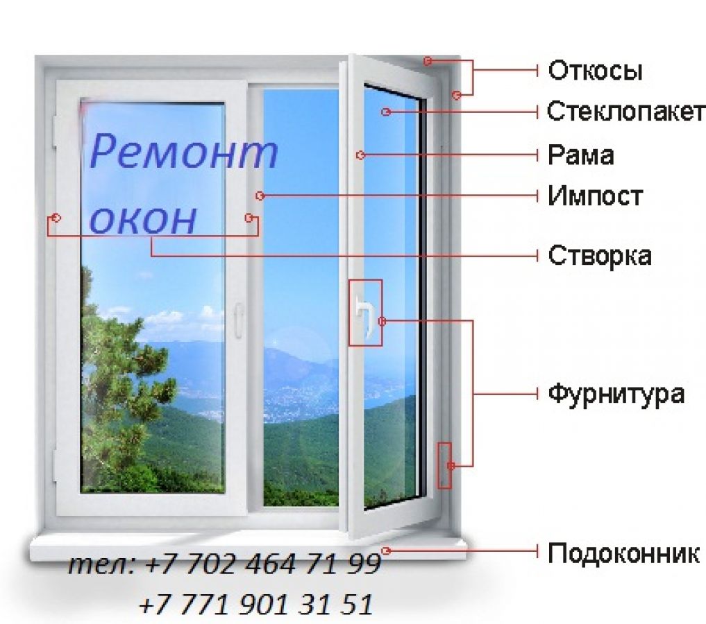Установка пластиковых окон.