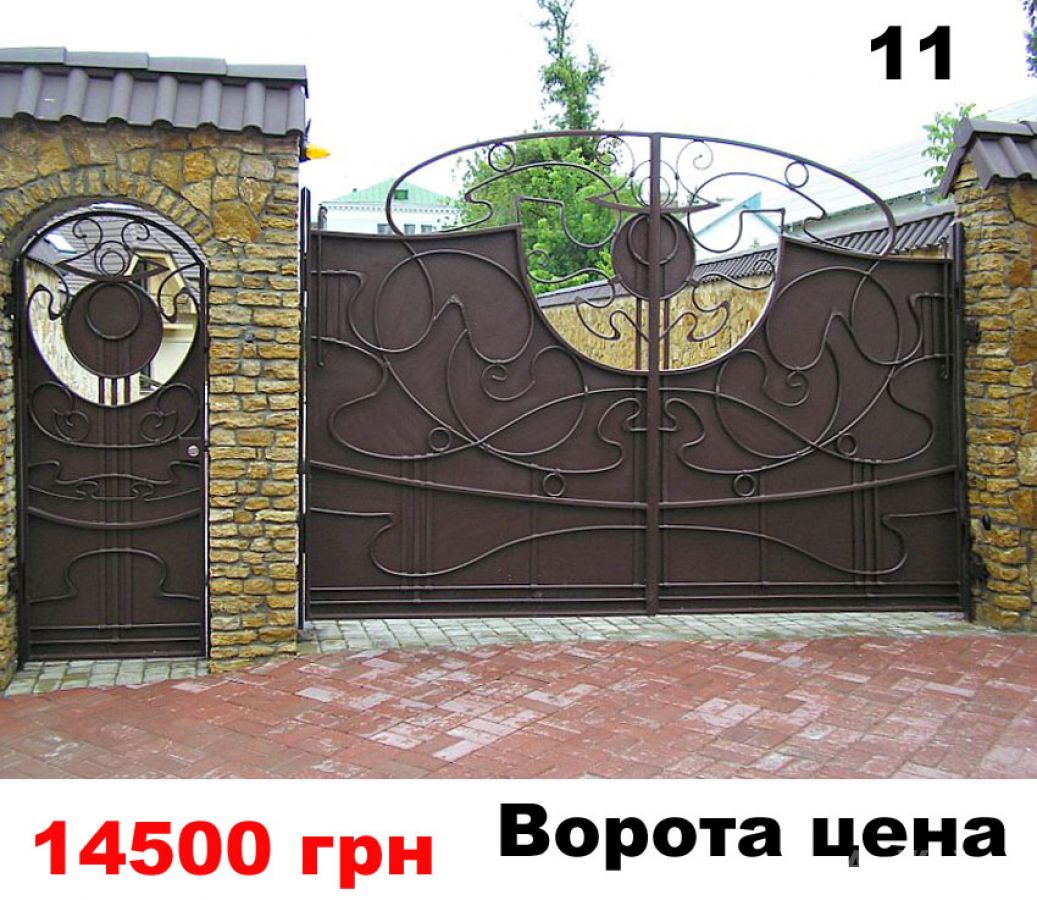 Ворота из кирпича Ворота из кирпича