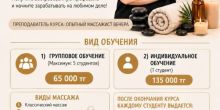 Массажные курсы : 1. оплата,...